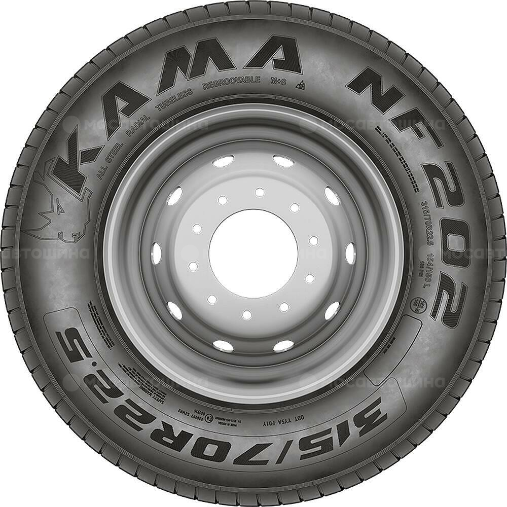 Vista lateral  Кама NF 202 225/75 R17,50 129/127M (Рулевая ось)