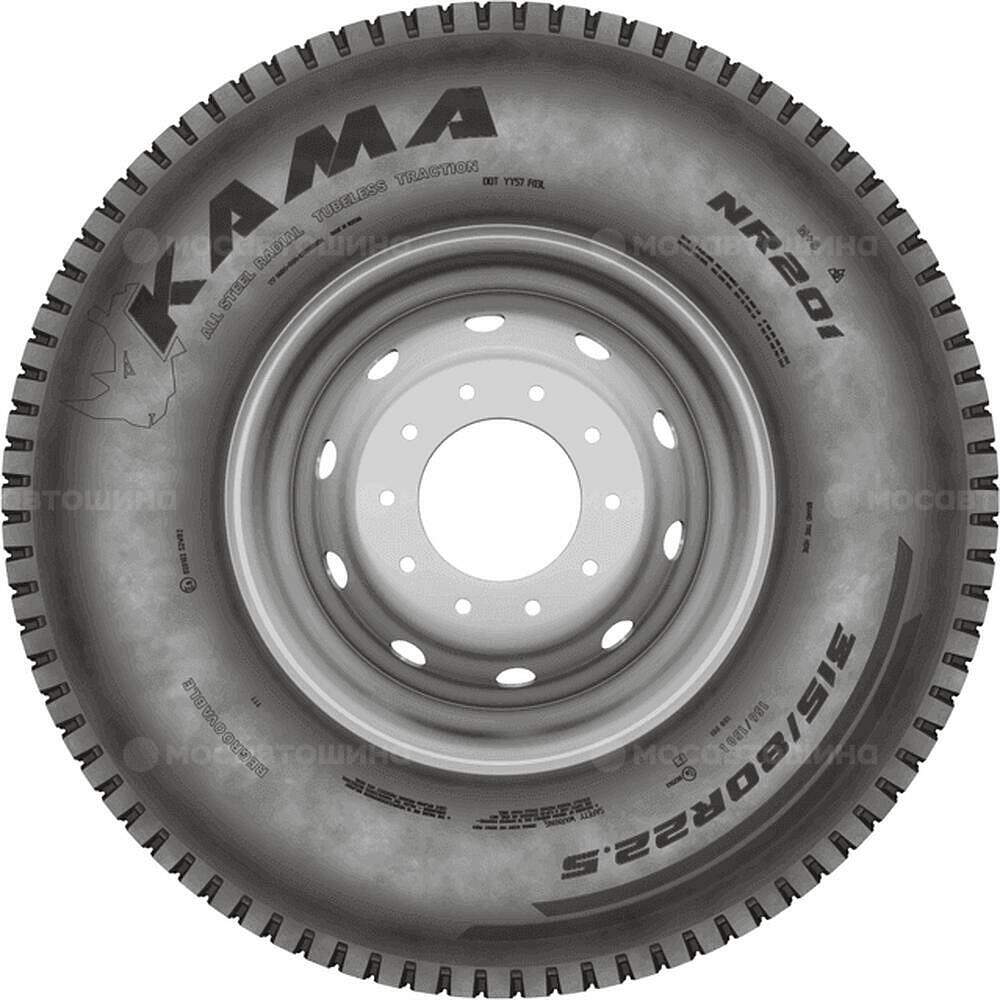 Vista lateral  Кама NR 201 215/75 R17,5 126/124M 3PMSF (Ведущая ось)