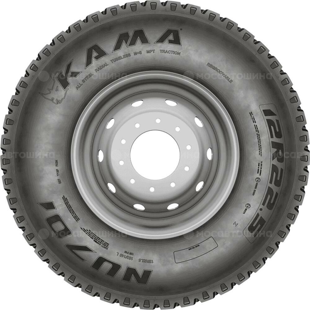Vista lateral  Кама NU 701 315/80 R22,5 156/150L (Универсальные)
