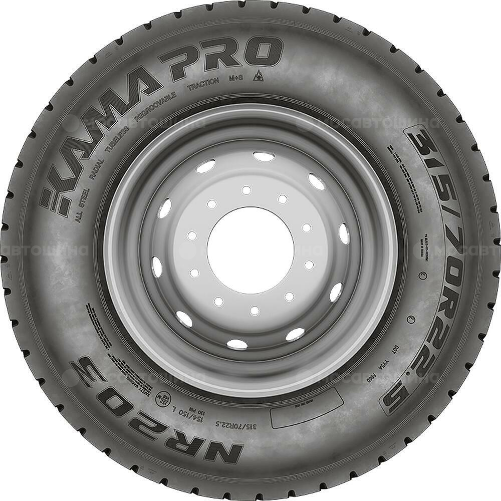 Vista lateral  Кама NR 203 PRO 315/70 R22,5 150L (Ведущая ось)