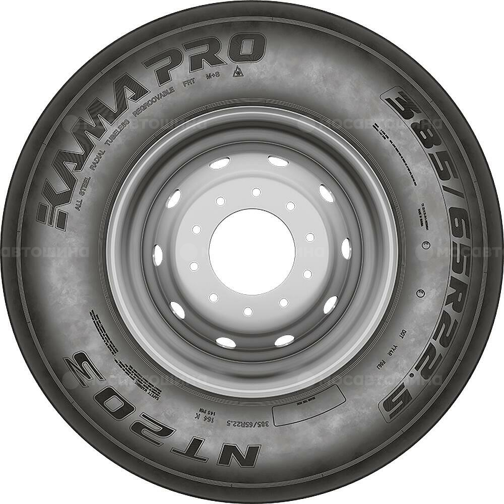 Vista lateral  Кама NT 203 PRO 385/55 R22,5 160K (Прицепная ось)