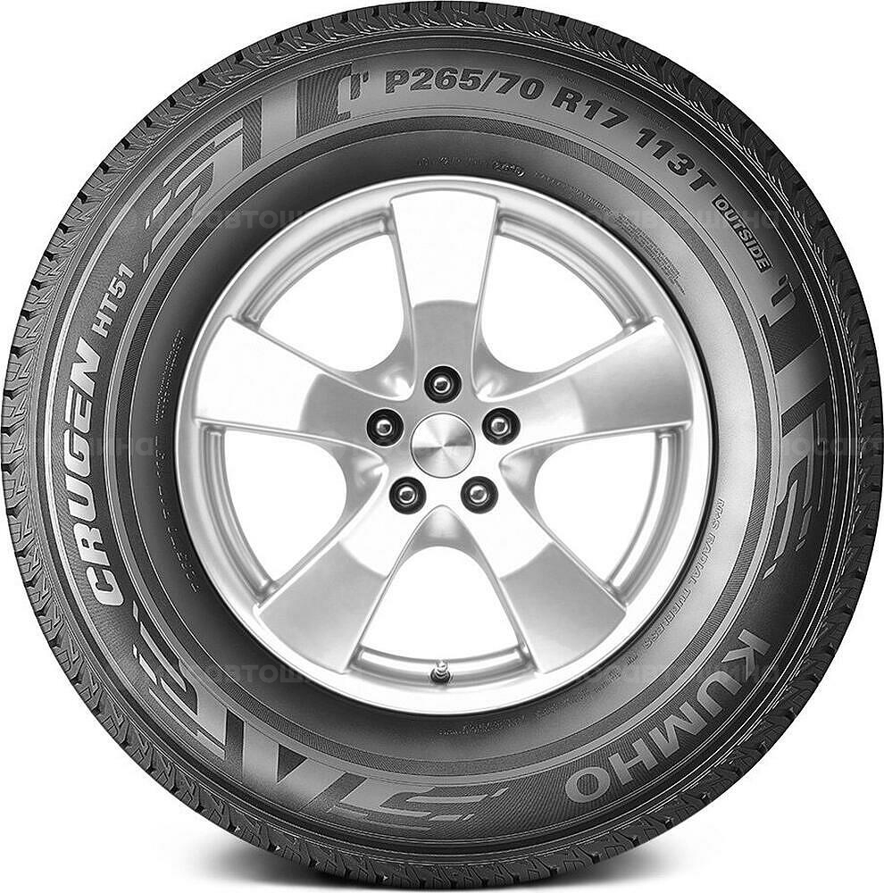 Vista lateral  Kumho Crugen HT51 235/75 R15 109T XL