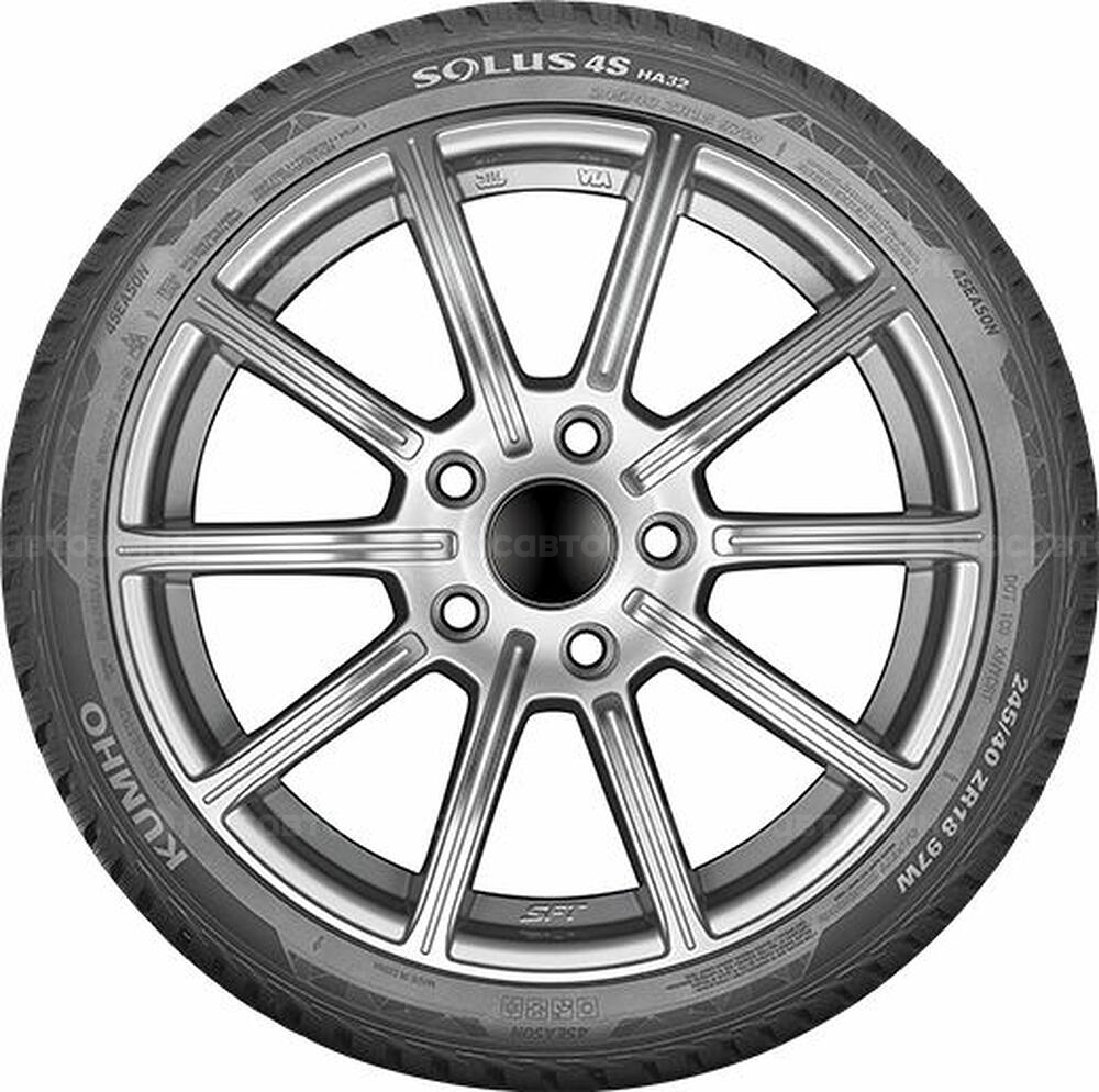 Vista lateral Kumho Solus 4S HA32 SUV 255/55 R19 111W 
