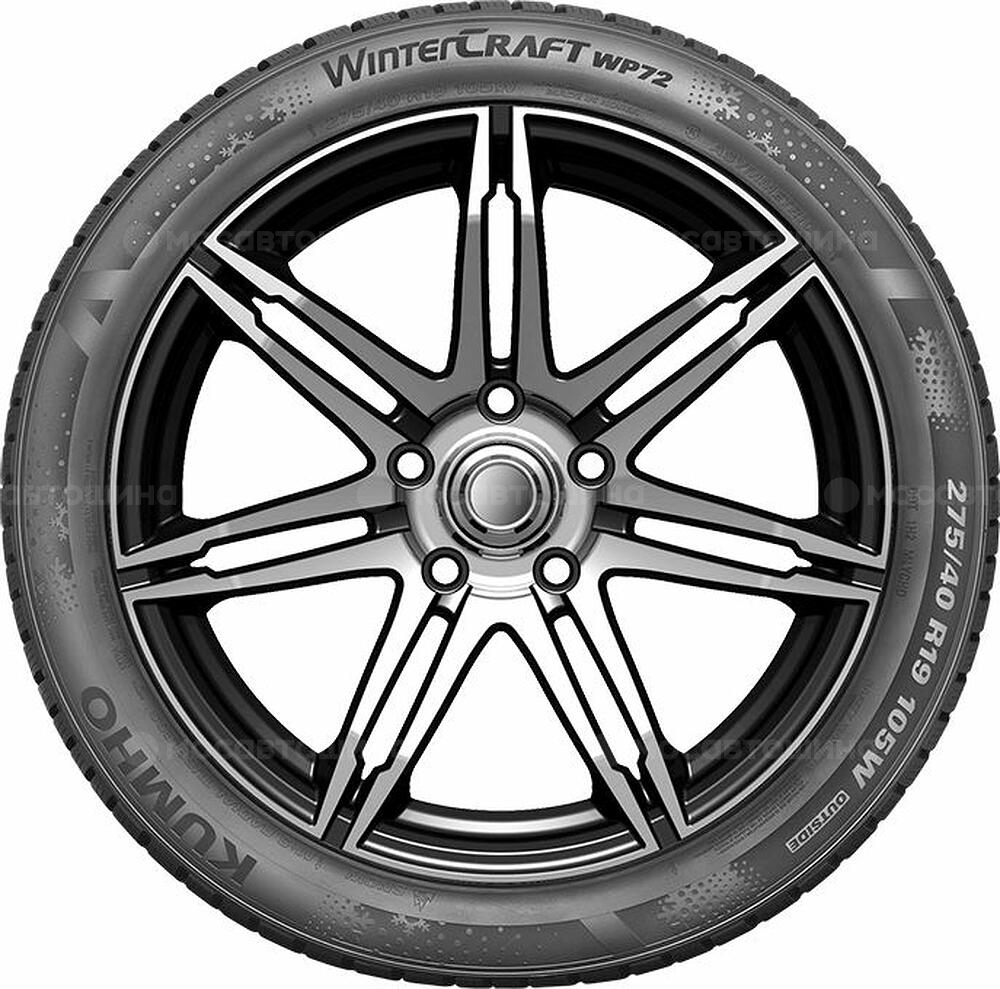 Vista lateral Kumho Wintercraft WP72 285/35 R18 101V