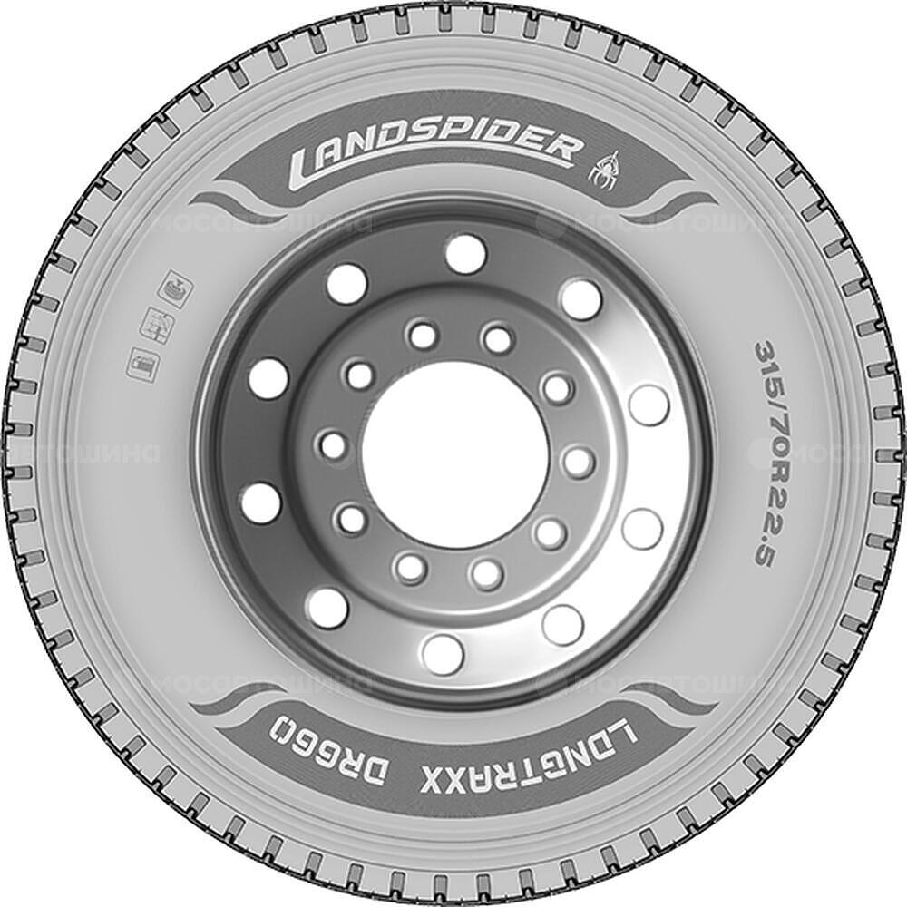 Vista lateral Landspider Longtraxx DR660