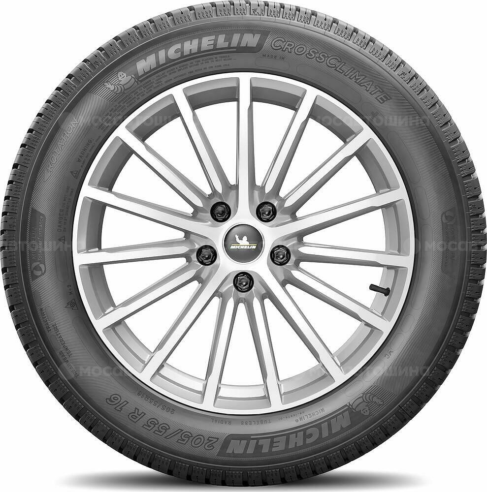 Vista lateral Michelin CrossClimate+ 205/55 R16 91H