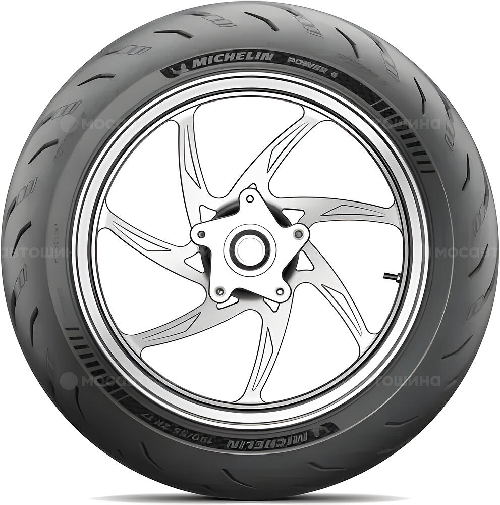 Vista lateral Michelin Power 6 140/70 R17 66W (Задняя)