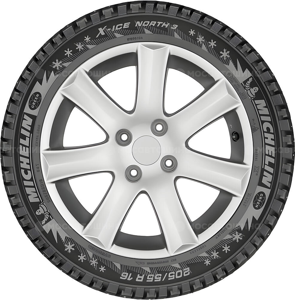 Vista lateral  Michelin X-Ice North 3 255/45 R19 103T