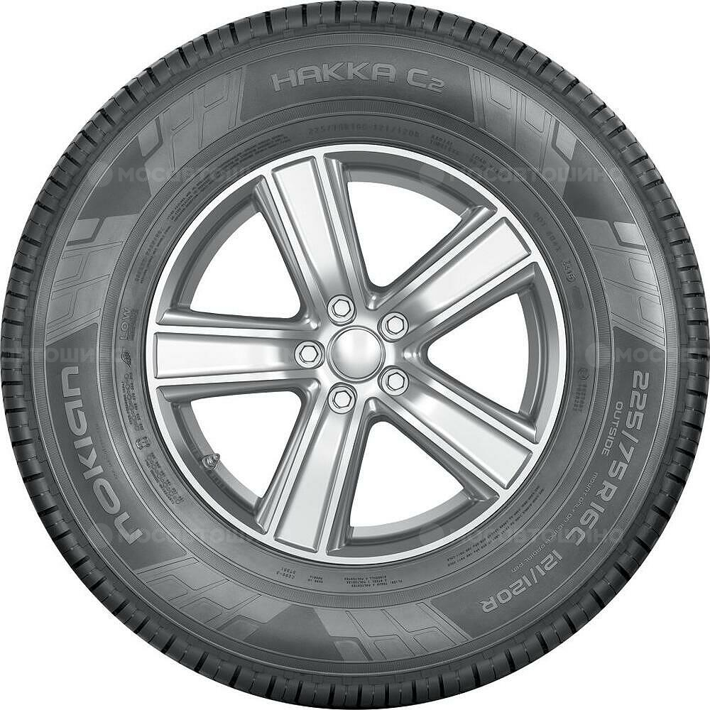 Vista lateral Nokian Hakka C2 185/75 R16C 109/107R