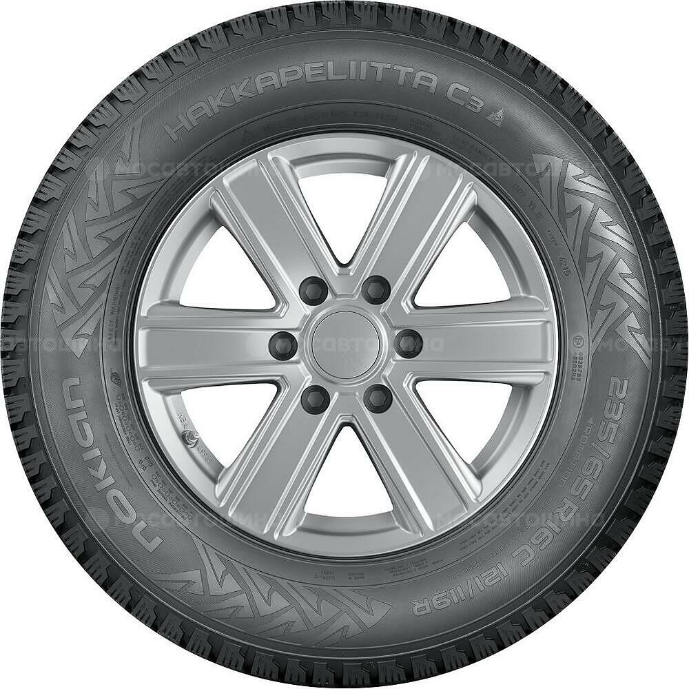 Vista lateral Nokian Hakkapeliitta C3 215/65 R16 107R