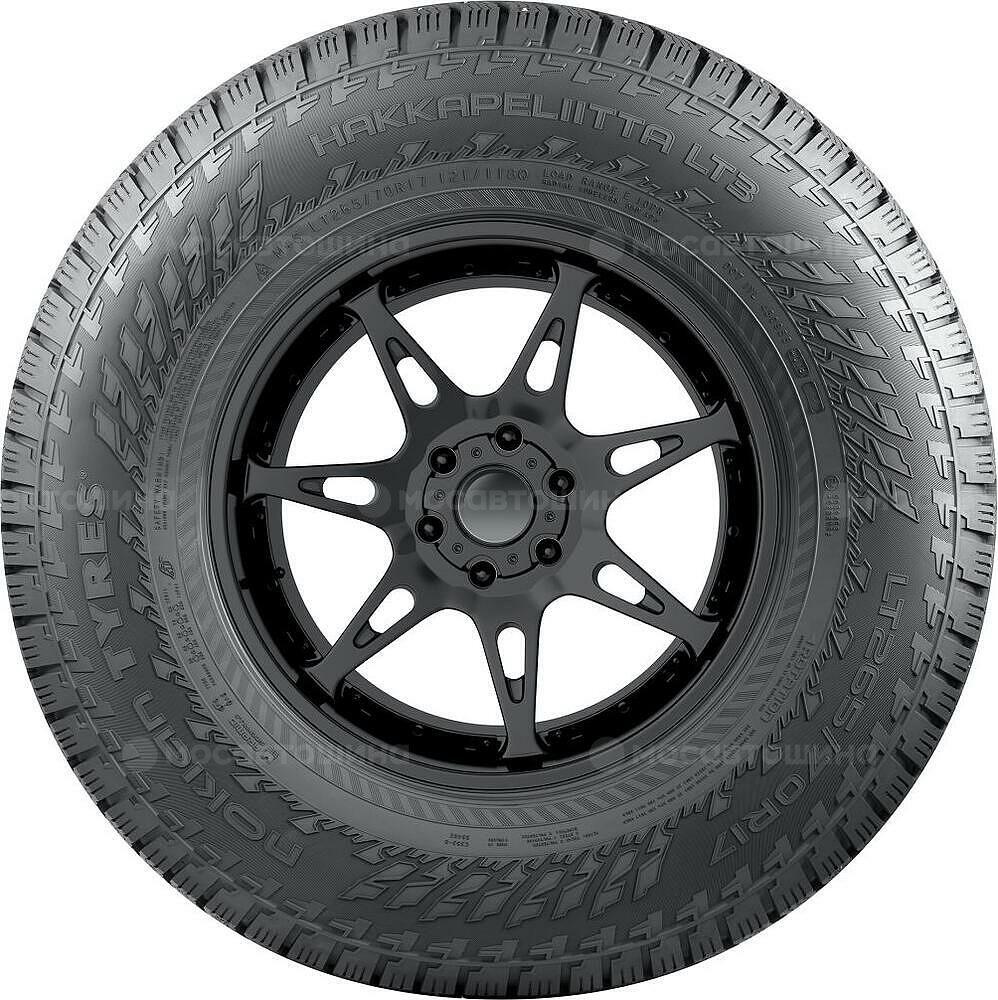 Vista lateral  Nokian Hakkapeliitta LT3 315/70 R17 121/118Q