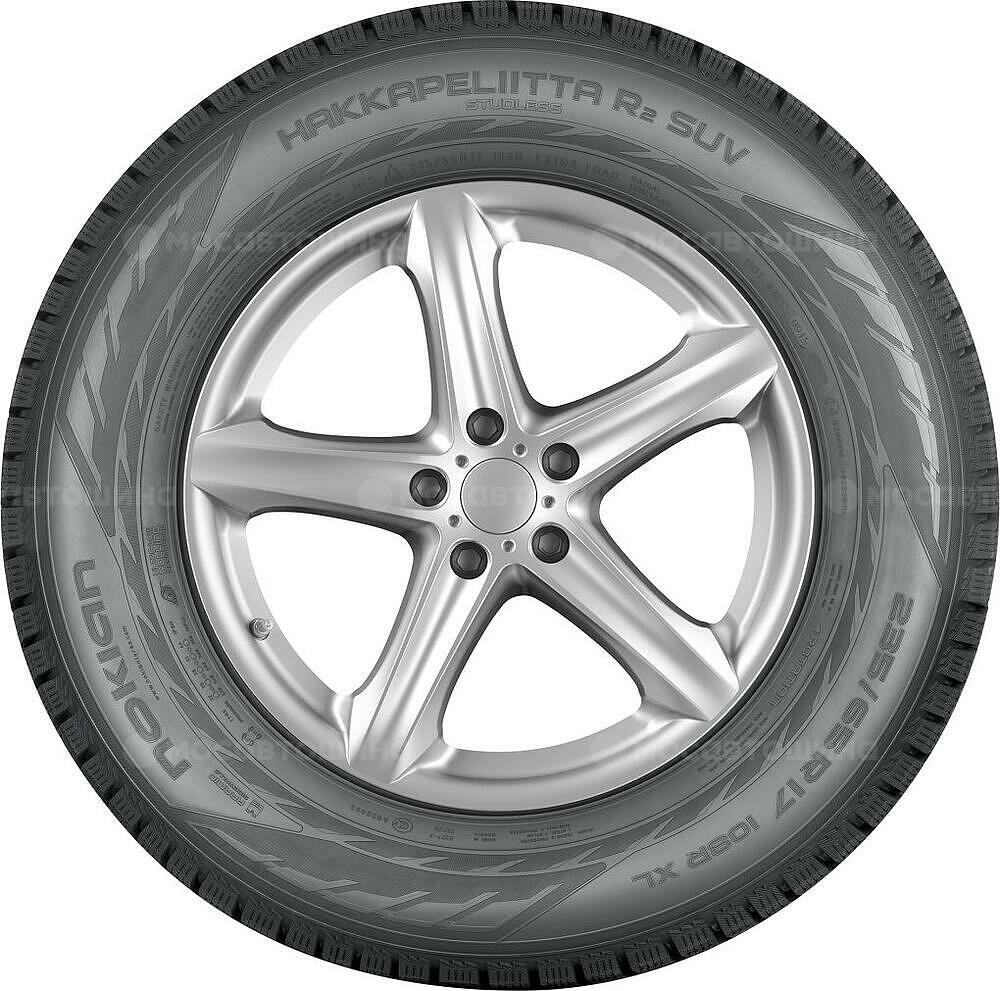 Vista lateral Nokian Hakkapeliitta R2 SUV 255/50 R19 107R RF