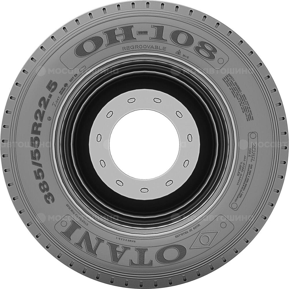 Vista lateral  Otani OH-108 385/55 R22,5 160K 3PMSF (Прицепная ось)