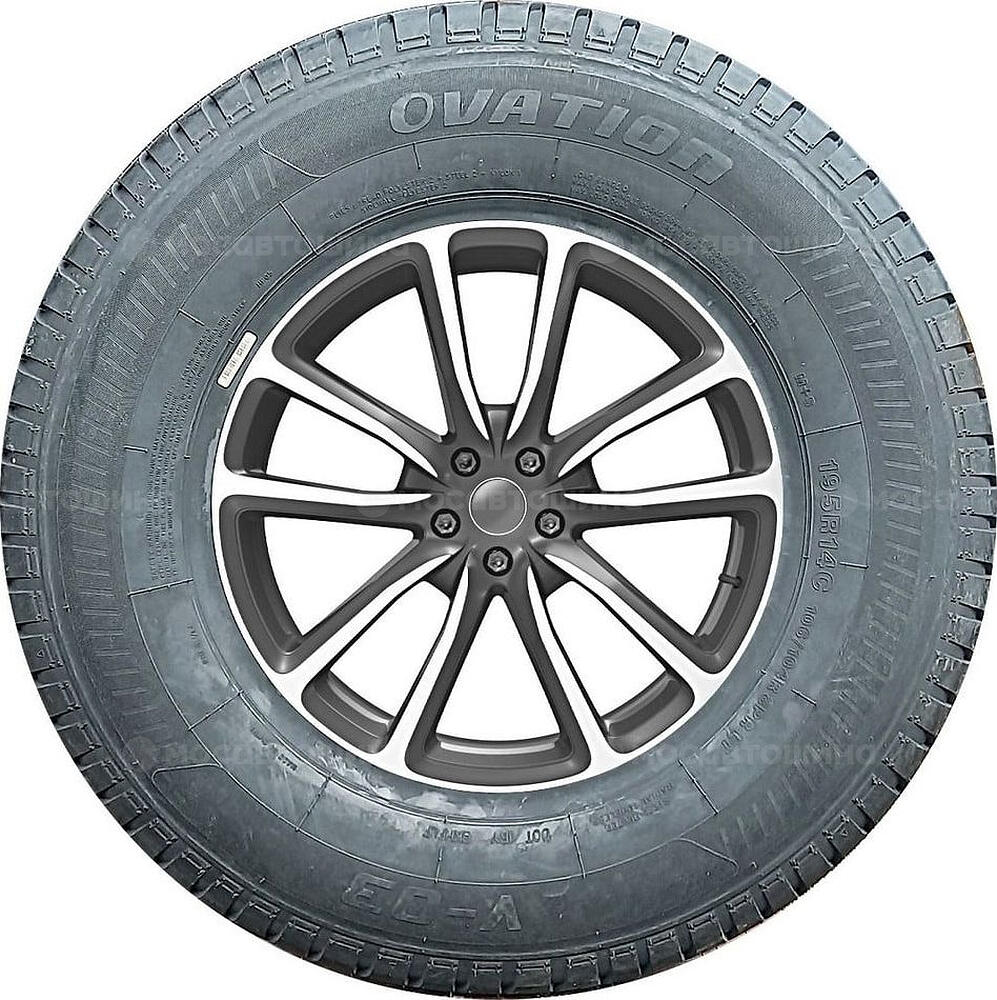 Vista lateral  Ovation V-03 195/70 R15C 104/102R