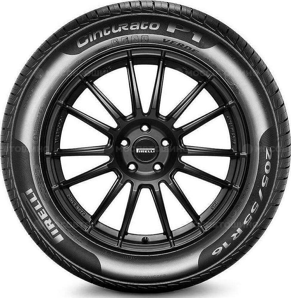 Vista lateral Pirelli Cinturato P1 Verde 205/70 R15 104R