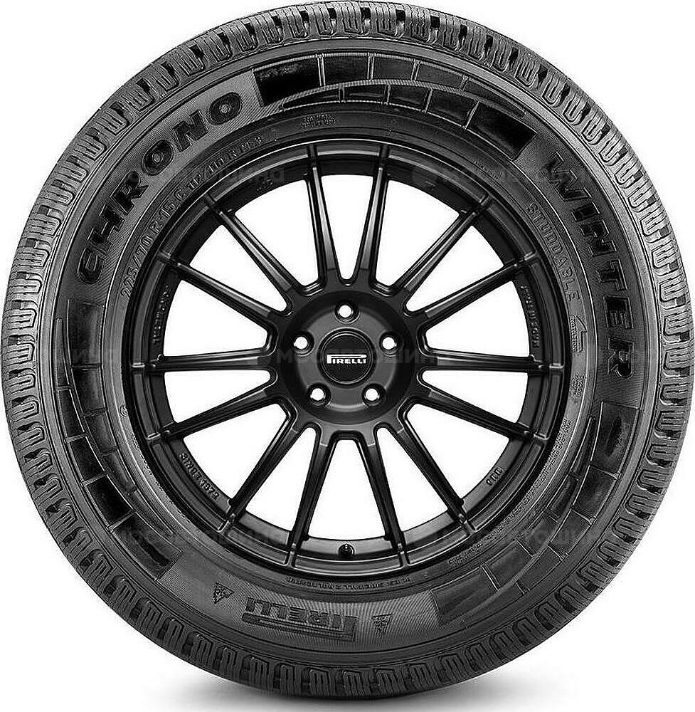 Vista lateral Pirelli Winter Chrono 195/75 R16C 107/105R