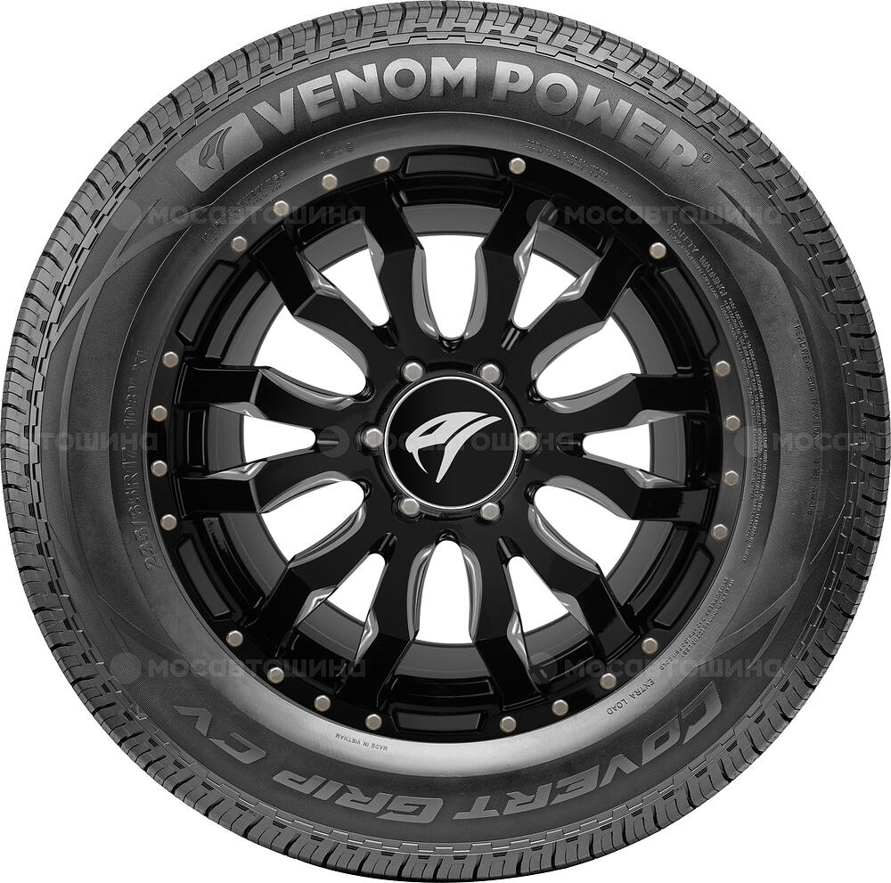 Vista lateral Venom Power Covert Grip CV 245/55 R19 103H (BLK)