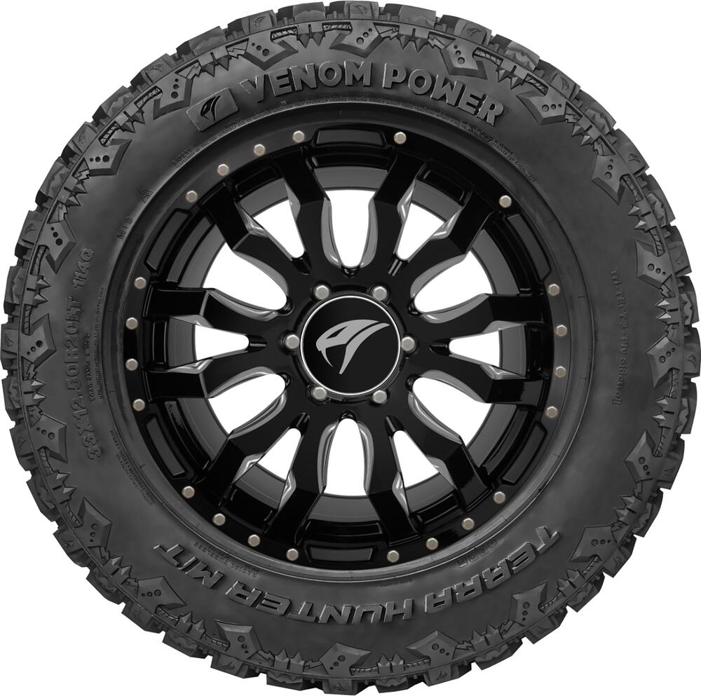 Vista lateral  Venom Power Terra Hunter R/T+ LT285/70 R17 121/118Q (BLK)