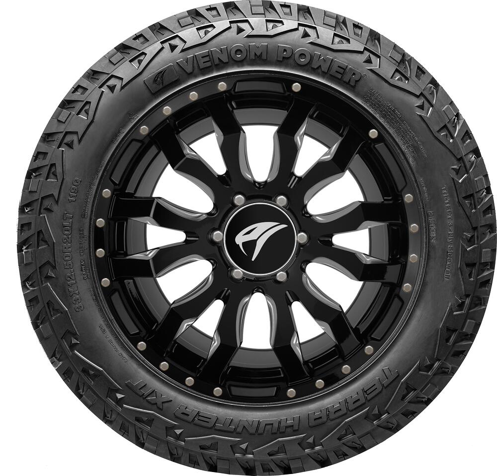 Vista lateral Venom Power Terra Hunter X/T 35x12,5x20LT 121R (BLK)
