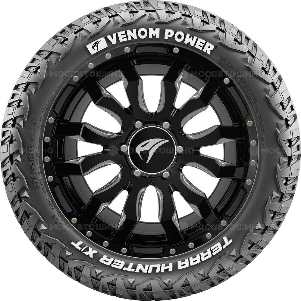 Vista lateral Venom Power Terra Hunter X/T2 LT285/65 R18 125/122R (RWL)