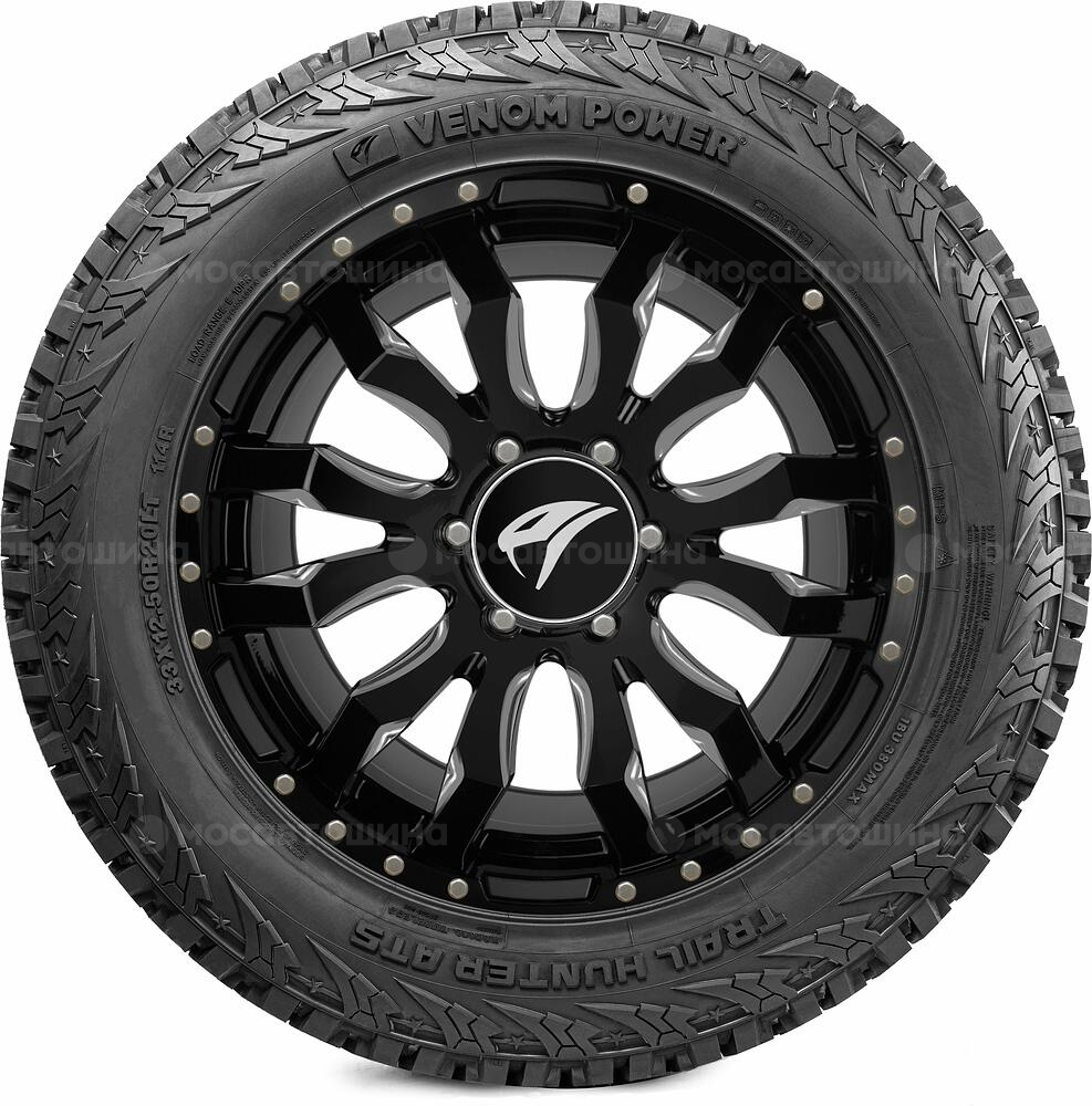 Vista lateral Venom Power Trail Hunter ATS 33x12,5x20 119R (BLK)