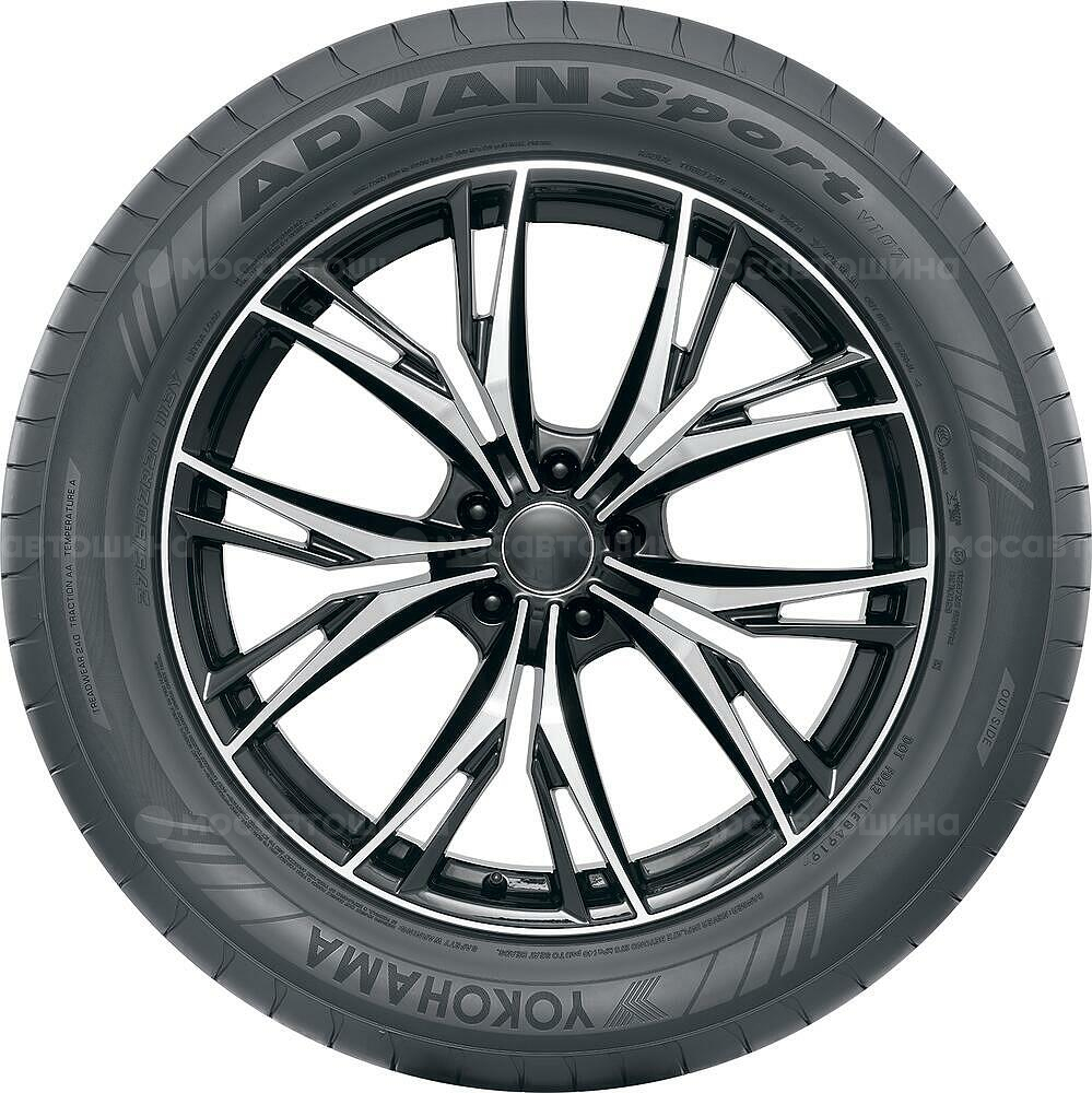 Vista lateral  Yokohama Advan Sport V107 295/30 R22 103Y XL