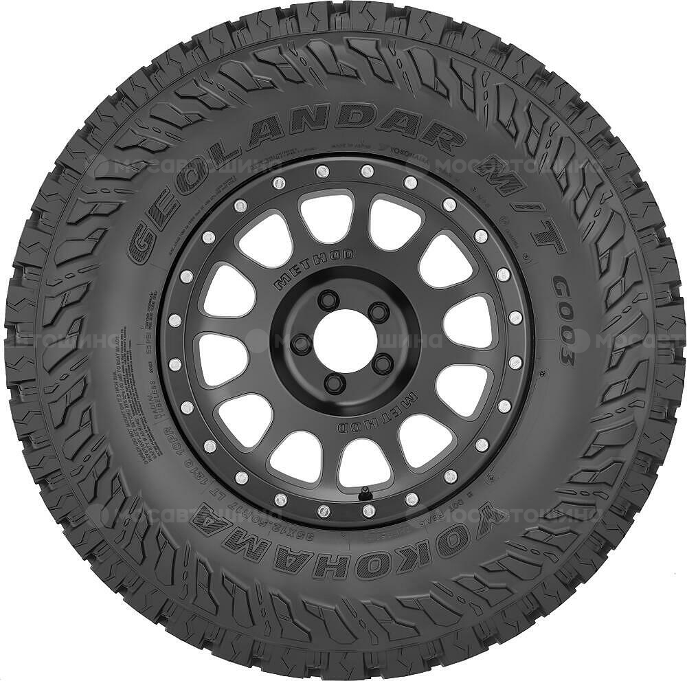 Vista lateral  Yokohama Geolandar M/T G003 295/70 R17 121Q
