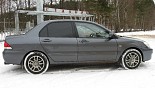 Диски Всмпо Аврора на автомобиле Mitsubishi Lancer Диски Всмпо Аврора на автомобиле Mitsubishi Lancer