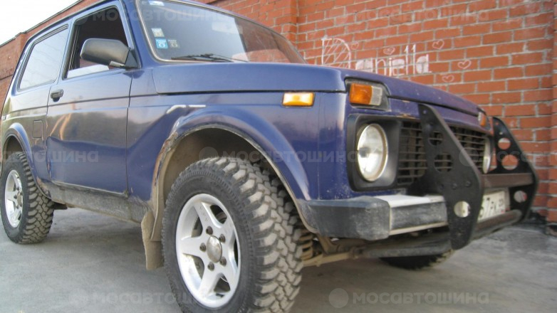 Автомобильные шины Cordiant Off Road на автомобиле 2121 [1329]