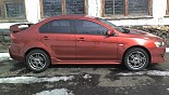 Диски Kosei D-Racer на автомобиле Mitsubishi Lancer X Диски Kosei D-Racer на автомобиле Mitsubishi Lancer X