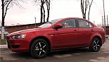 Диски КиК R1 Рольф на автомобиле Mitsubishi Lancer X Диски КиК R1 Рольф на автомобиле Mitsubishi Lancer X