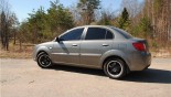 Llantas Iwheelz Samurai en el vehículo Kia Rio Llantas Iwheelz Samurai en el vehículo Kia Rio