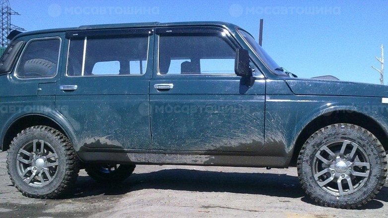 Автомобильные шины Cordiant Off Road на автомобиле 2121 [1332]