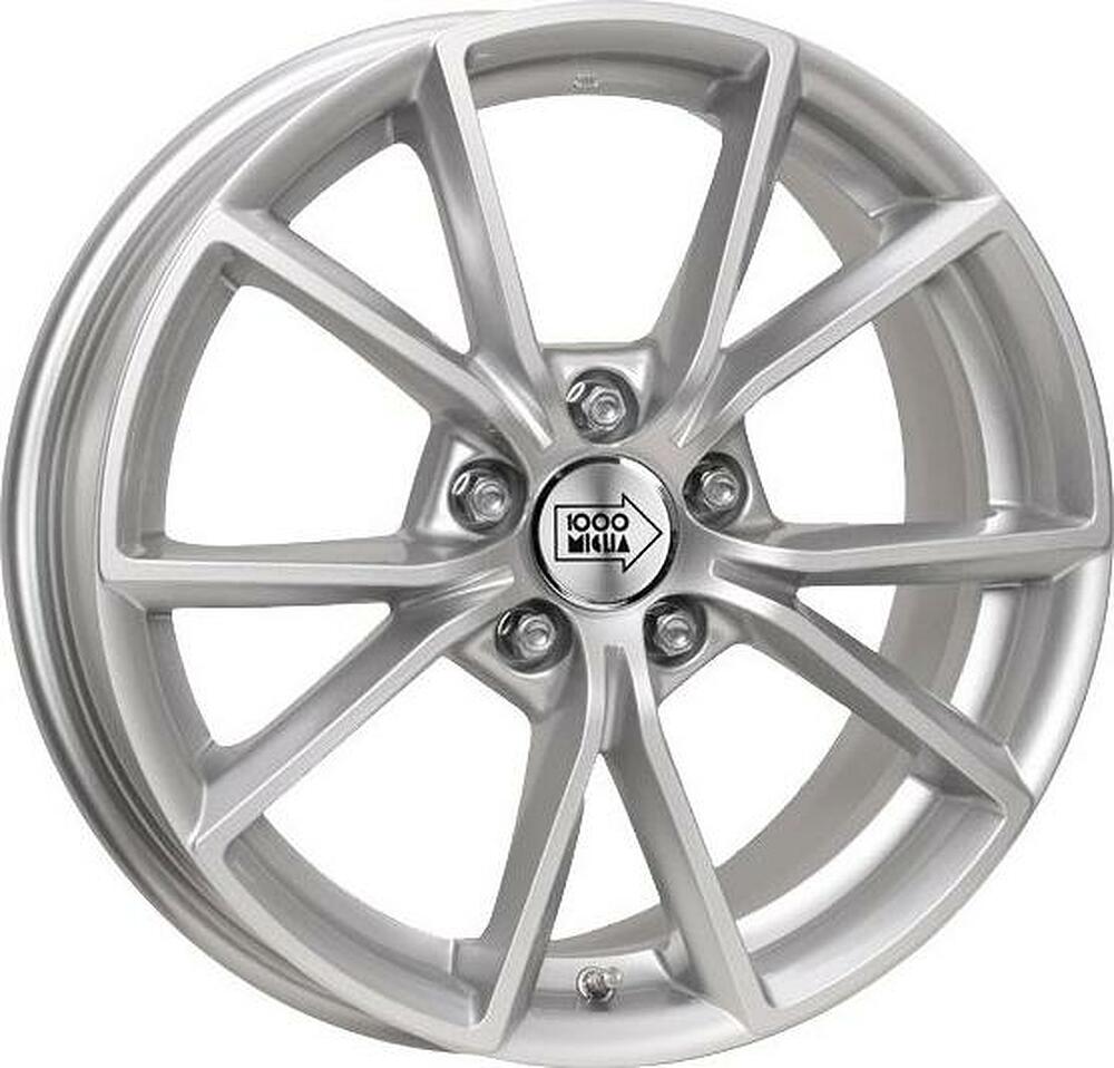 1000Miglia MM035 7.5x17 5x112 ET 45 Dia 57.1 Matt Anthracite Polished