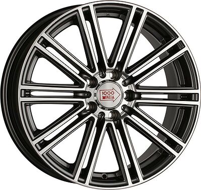1000Miglia MM1005 8x18 5x108 ET 40 Dia 63.4 Dark Anthracite Polished