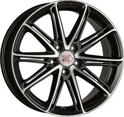 1000Miglia MM1007 7.5x17 5x108 ET 40 Dia 63.4 Dark Anthracite Polished