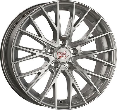 1000Miglia MM1009 8.5x19 5x112 ET 32 Dia 66.6 Silver High Gloss