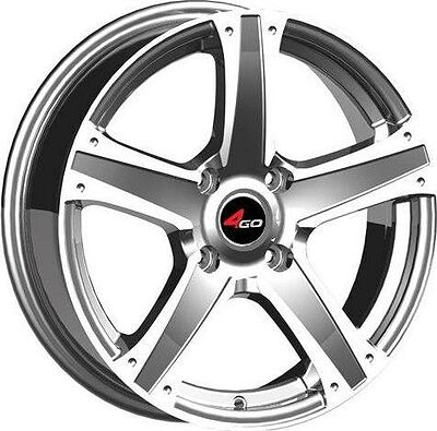 4GO 266 6x14 4x100 ET 40 Dia 67.1 Silver