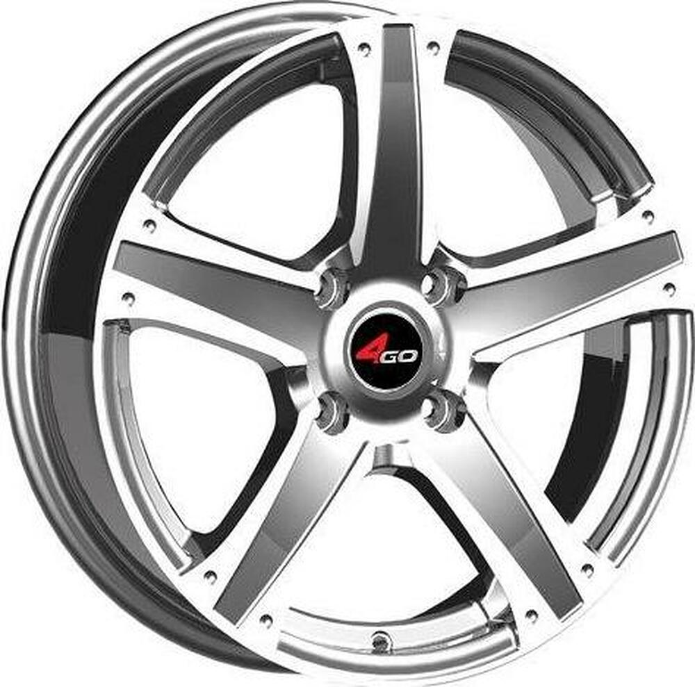 4GO 266 6.5x15 4x100 ET 40 Dia 67.1 Silver