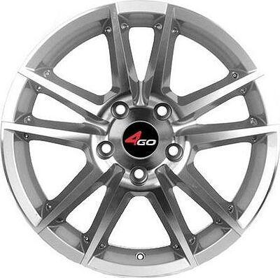 4GO 289 6x15 4x98 ET 35 Dia 58.6 Silver