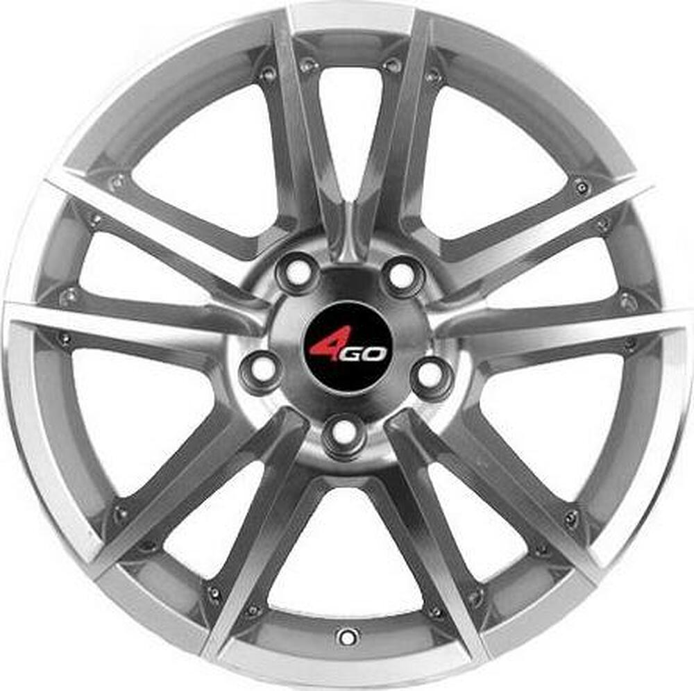 4GO 289 5.5x14 4x100 ET 40 Dia 67.1 Silver