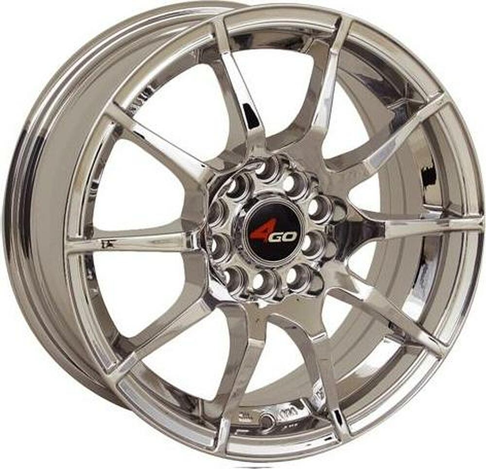 4GO 5007 7x16 5x105 ET 40 Dia 56.6 Silver