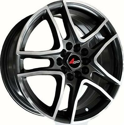 4GO 5350 6.5x15 4x100 ET 38 Dia 67.1 Silver