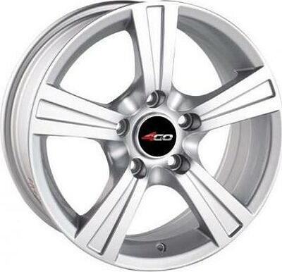 4GO 598 6x14 4x100 ET 40 Dia 67.1 Silver