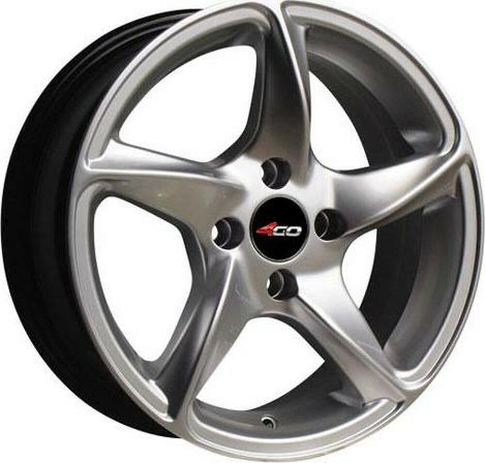 4GO 63 6x14 4x98 ET 35 Dia 58.6 Silver