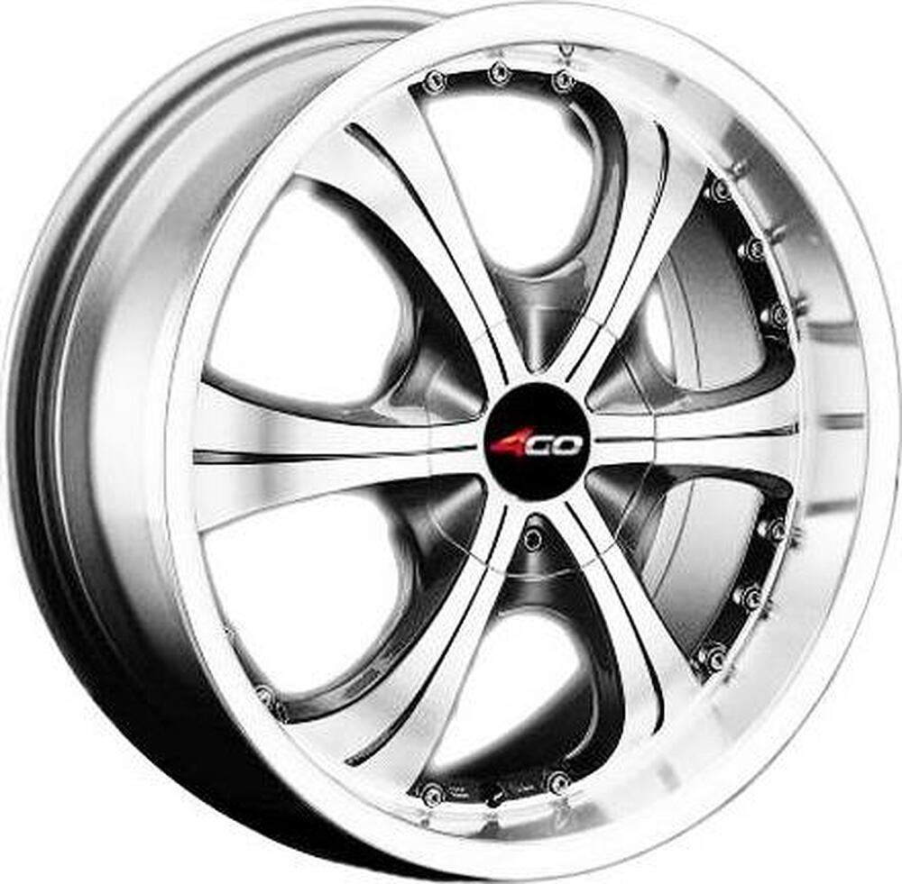 4GO 632 6x14 4x100 ET 35 Dia 60.1 Silver
