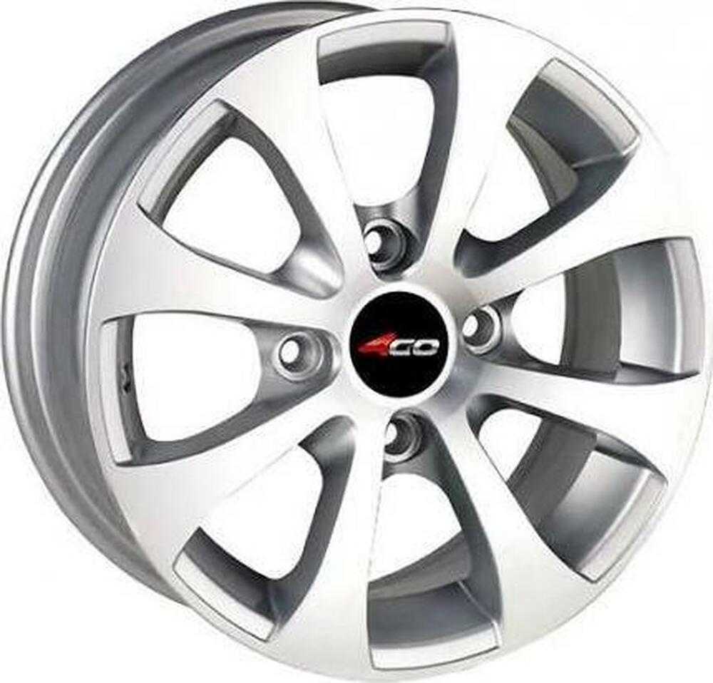 4GO 806 6x14 4x100 ET 35 Dia 67.1 Silver