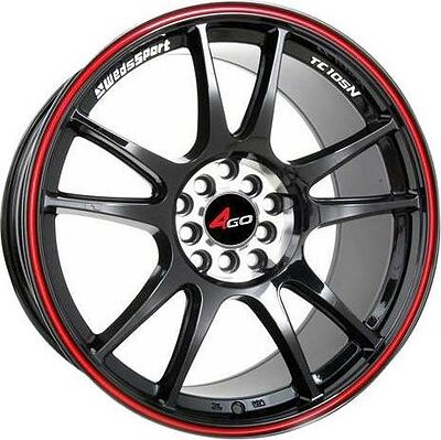 4GO 824 7.5x17 5x105 ET 40 Dia 56.6 BMF