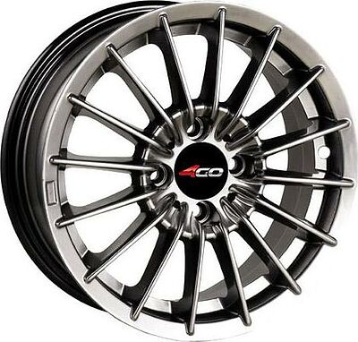 4GO 869 5.5x13 4x98 ET 35 Dia 58.6 silver