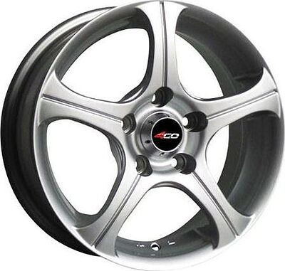 4GO CT001 5.5x14 4x100 ET 45 Dia 67.1 Silver